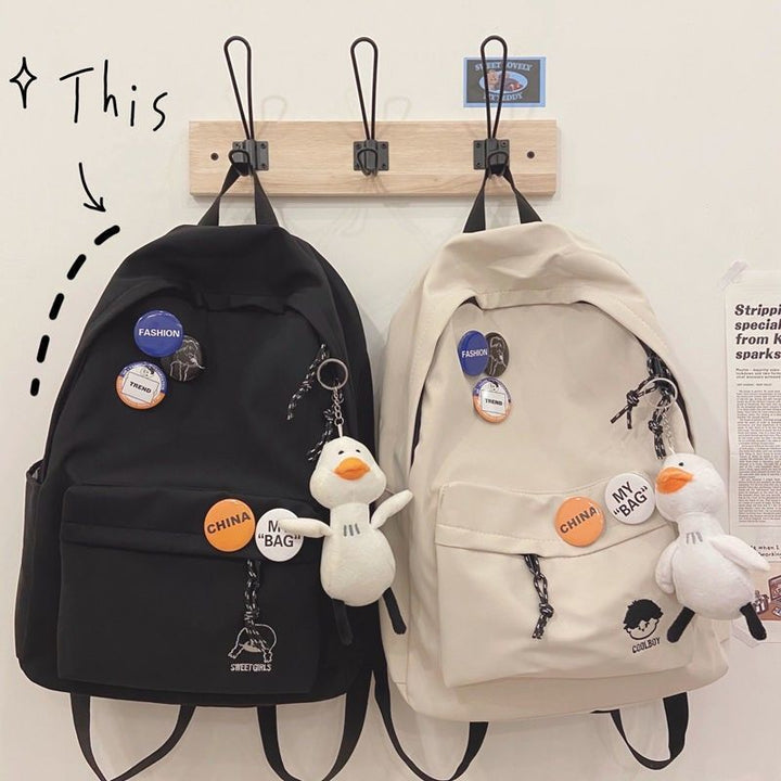 Lässiger Canvas-Rucksack Karnz