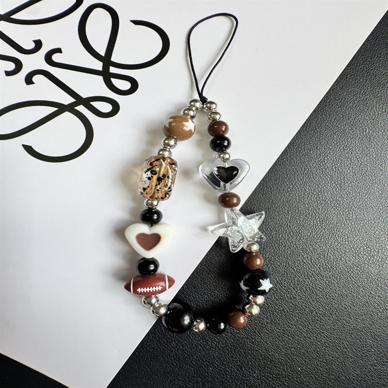 Themed Charm Beaded Phone Lanyard Karnz