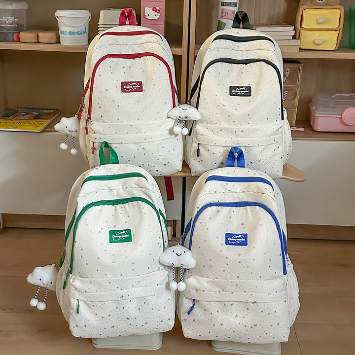 Sternen-Druck Geräumiger Rucksack Karnz