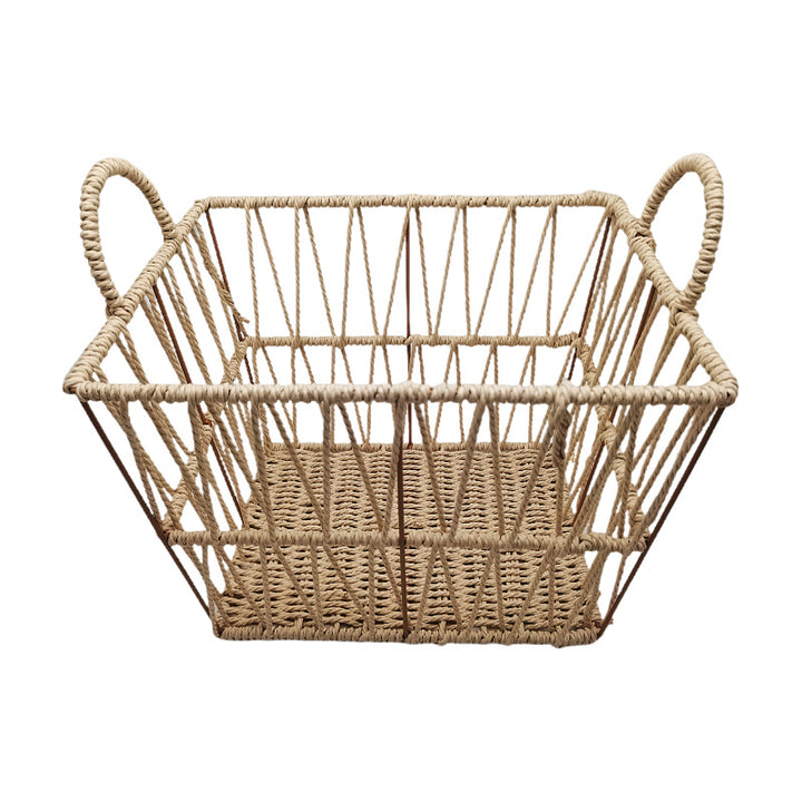 Eleganter Badezimmer Aufbewahrungskorb aus Naturmaterial Karnz