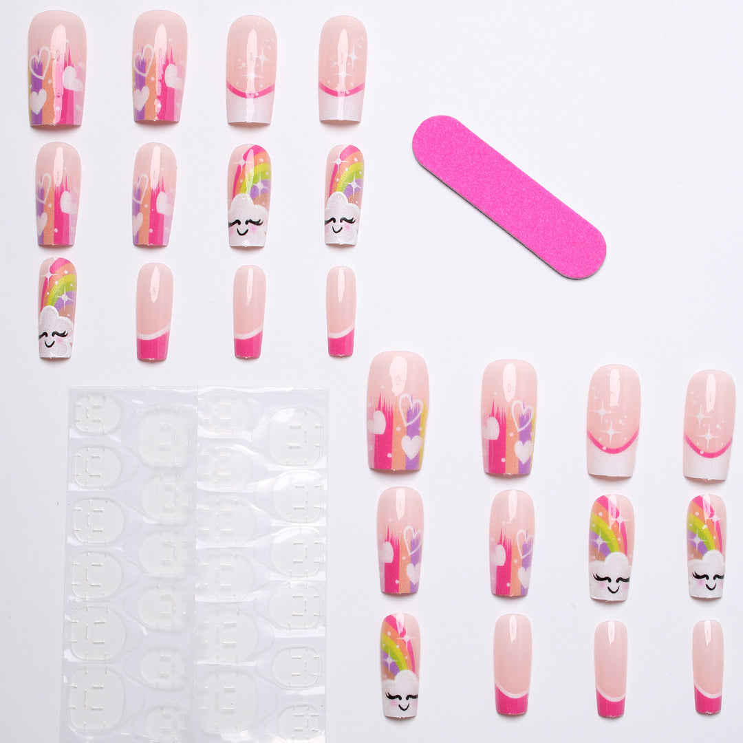 Kreative Regenbogen Nagelkunst Karnz