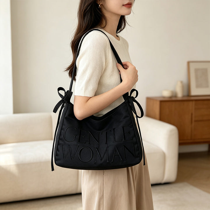 Stylische Satin Bucket Bag Karnz