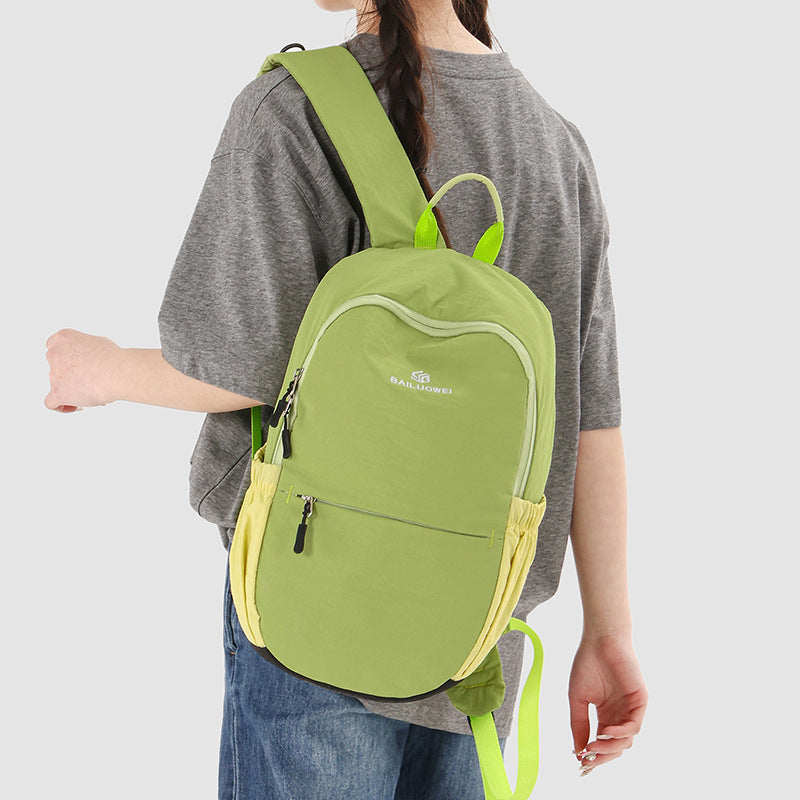 Leichter Multi-Taschen Mini-Rucksack Karnz