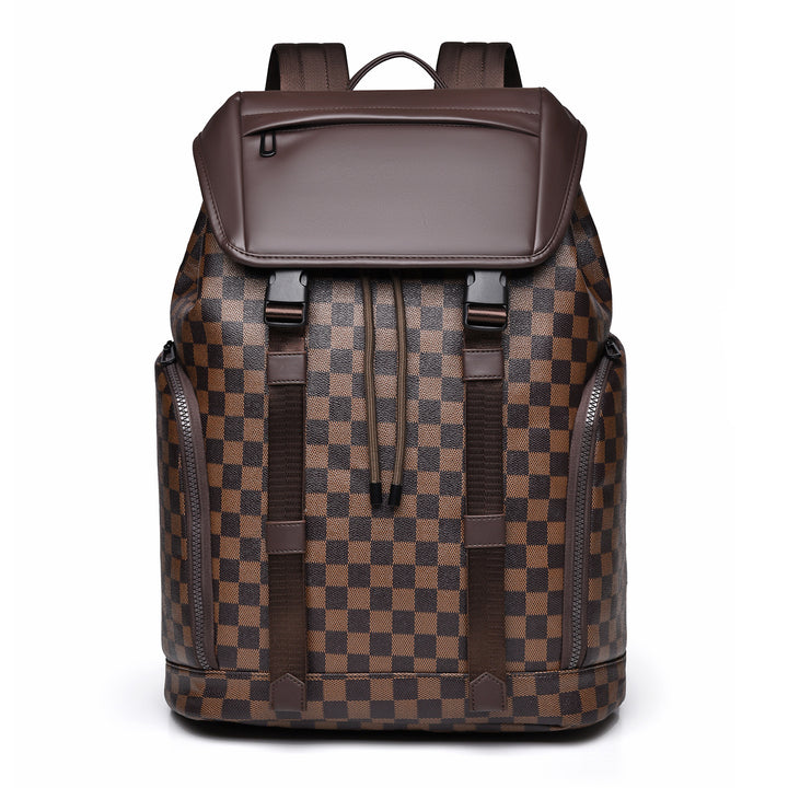 Luxe Schachbrettmuster Rucksack Karnz