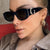 Damen elegante Cat-Eye Sonnenbrille mit goldenen Details Karnz