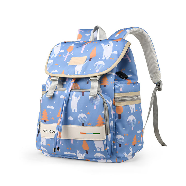 Vielseitiger Grafikdruck-Rucksack Karnz
