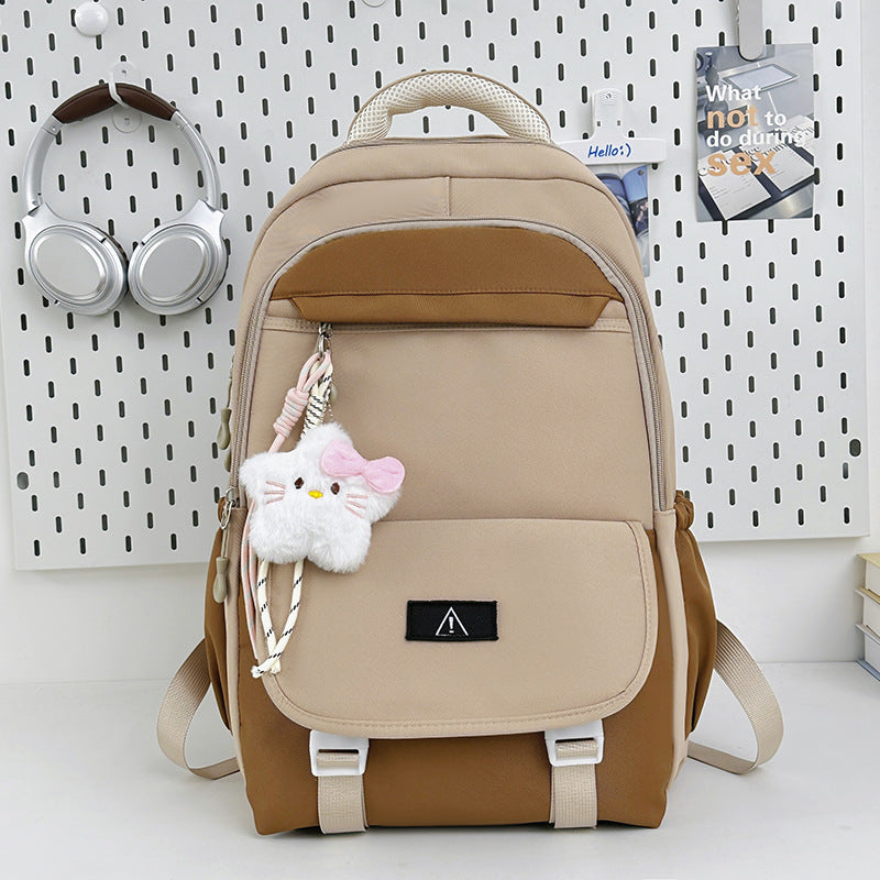 Stilvolles multifunktionales Rucksack mit plüschigem Schlüsselanhänger Karnz