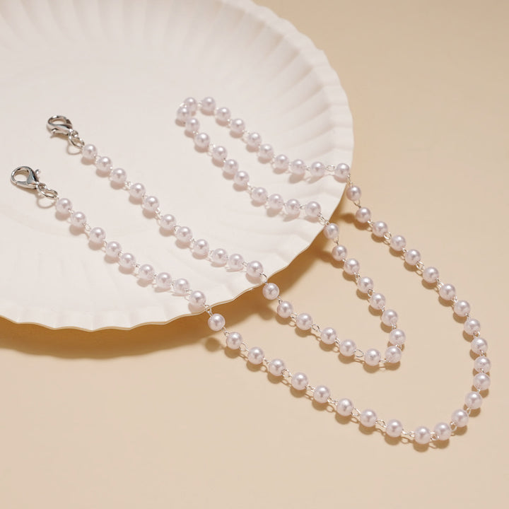 Elegante Perlenhalskette Karnz