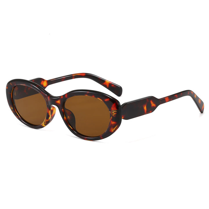 Ultra-modernes ovale Rahmen Sonnenbrille Karnz