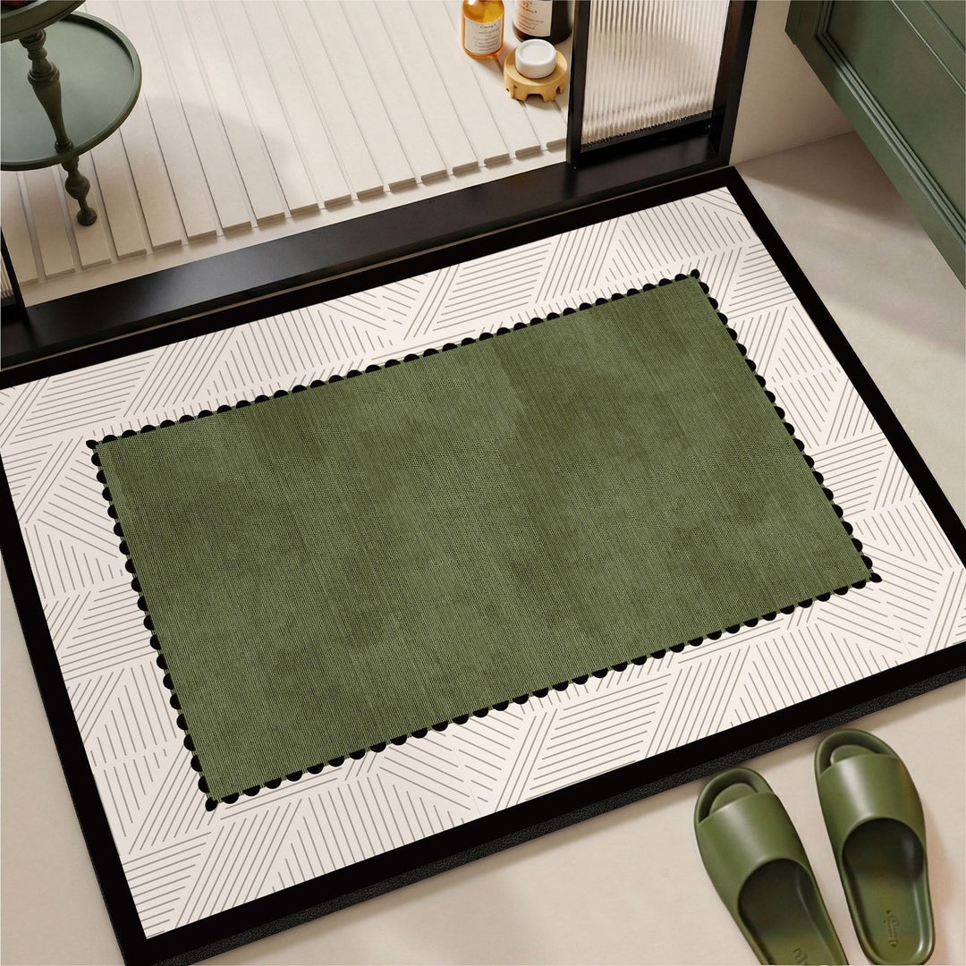 Elegante Vintage Blumenmuster Bereichsmatte