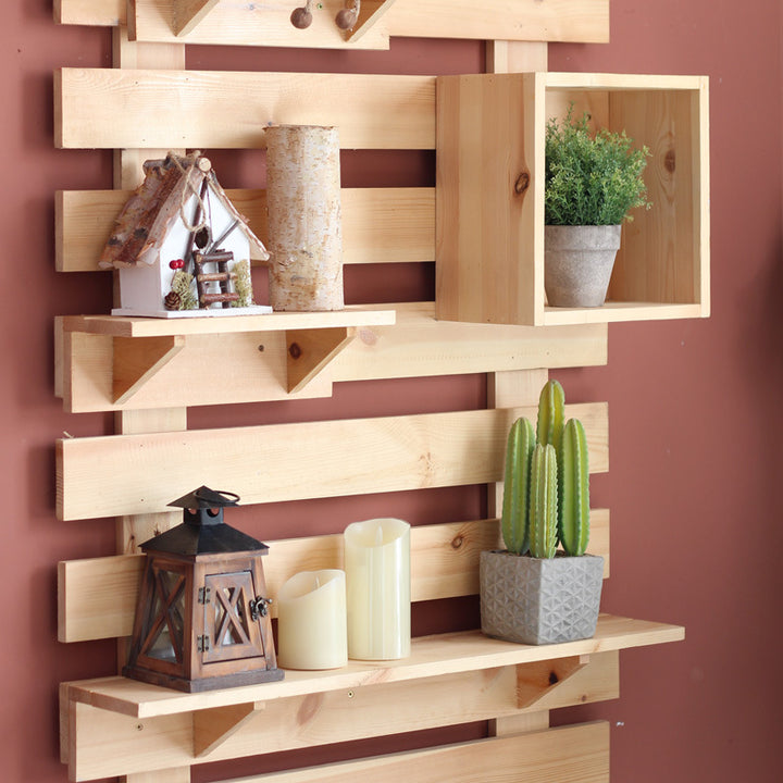 Wandregal aus hochwertigem Holz Karnz