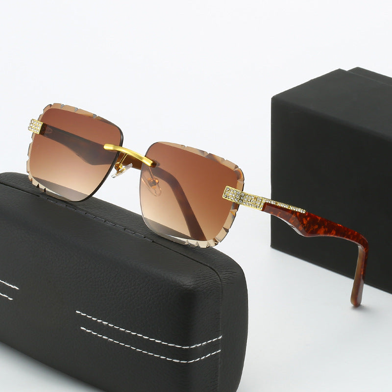 Damen Modische Sichtbrille mit luxuriösen Akzenten Karnz