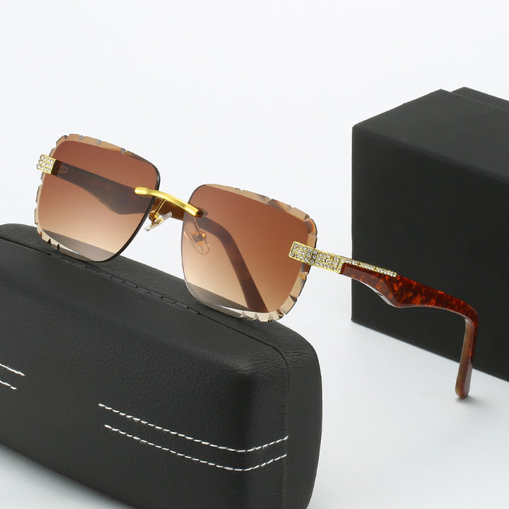 Damen Modische Sichtbrille mit luxuriösen Akzenten Karnz