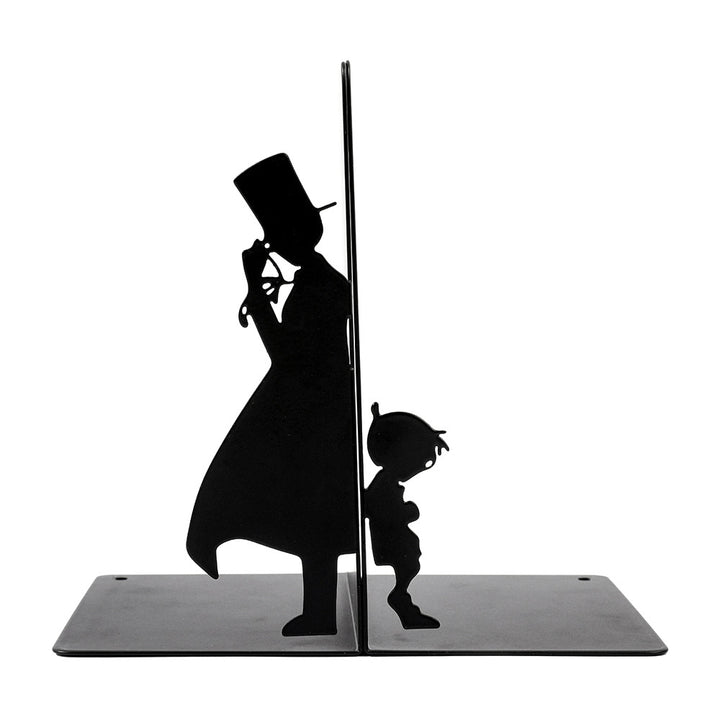 Künstlerische Silhouette Buchstützen