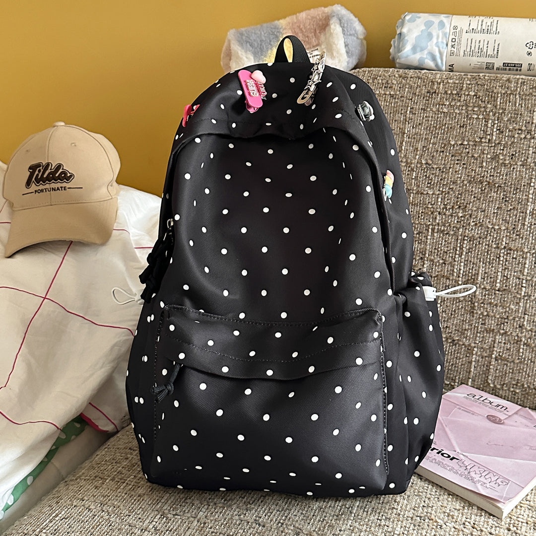 Polka Dot Leichter Rucksack Karnz