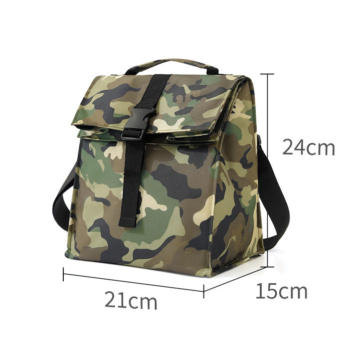 Isolierte Camouflage-Lunch-Tasche Karnz