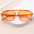 Damen modische Oversized-Sonnenbrille mit trendy Rahmen Karnz