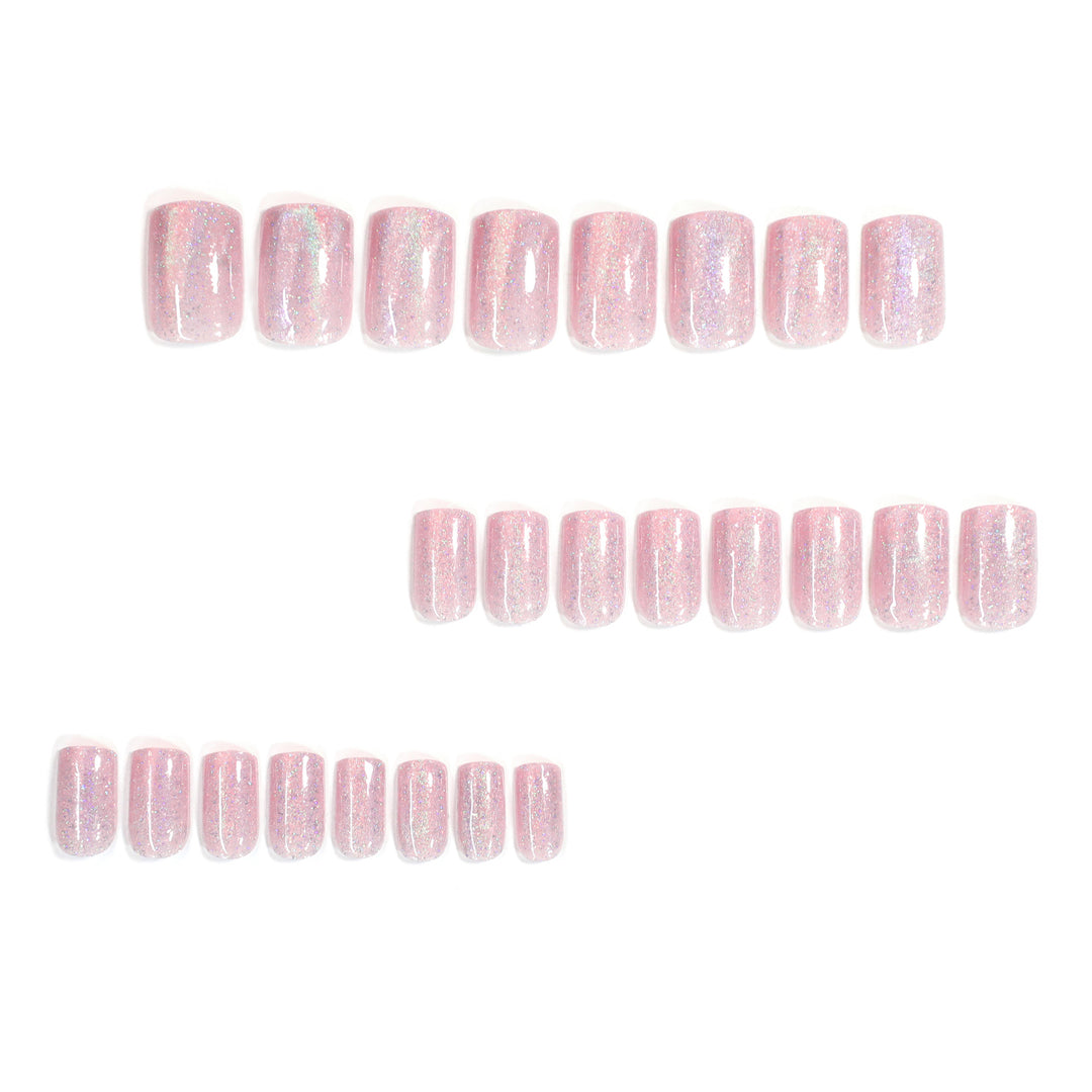 Elegante Nagelkunst mit Glitzer und Ombre-Effekt Karnz