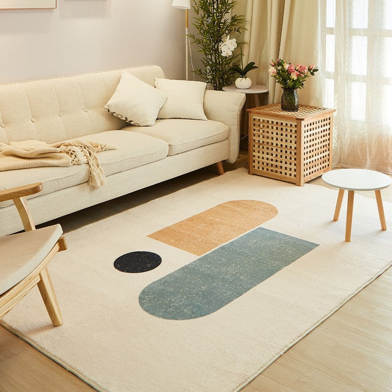 Abstraktes Design Boden Teppich Karnz