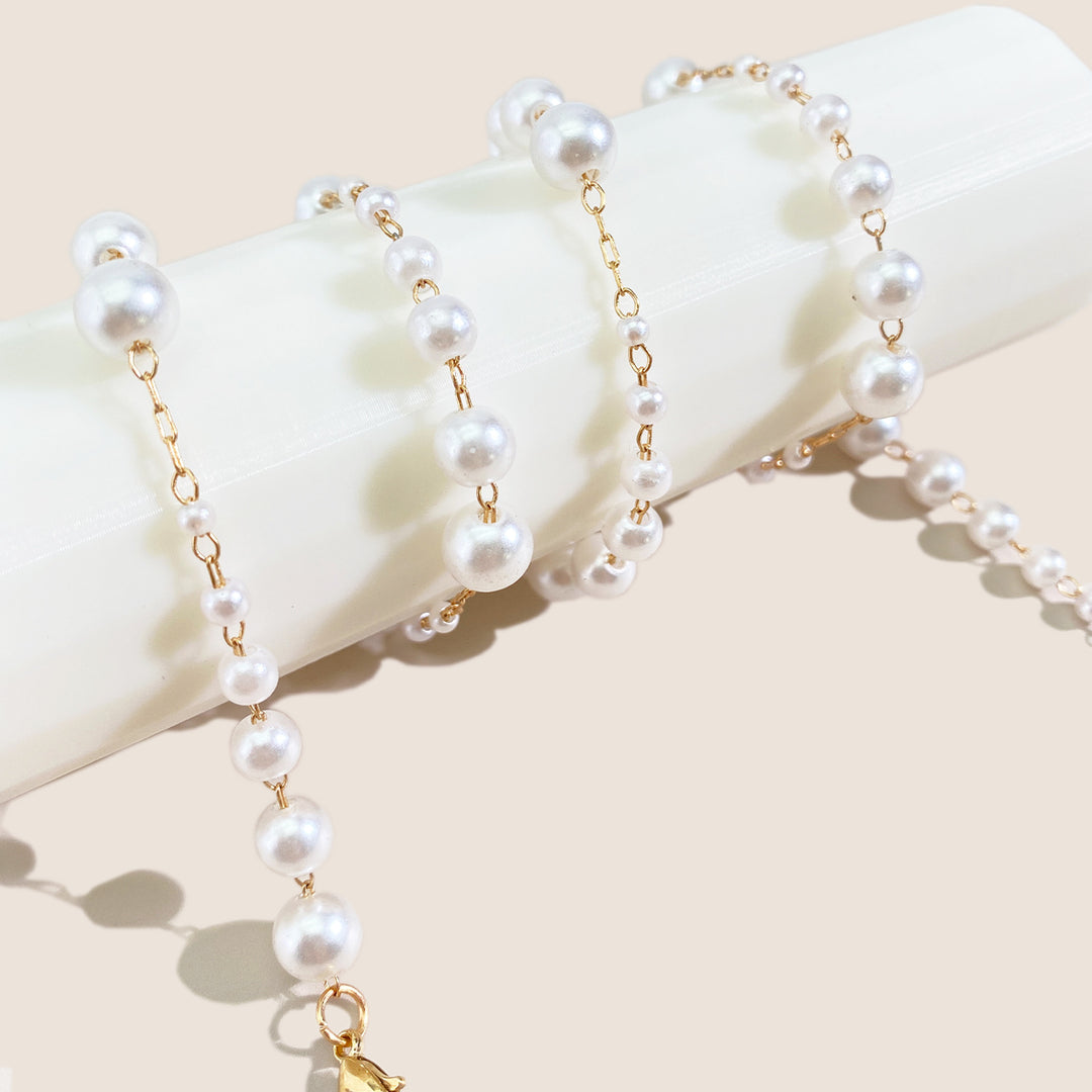Elegante Perlen Brillenketten Karnz