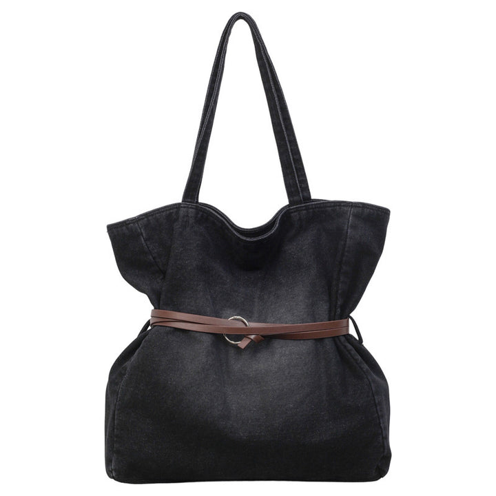 Geräumige Denim-Tasche