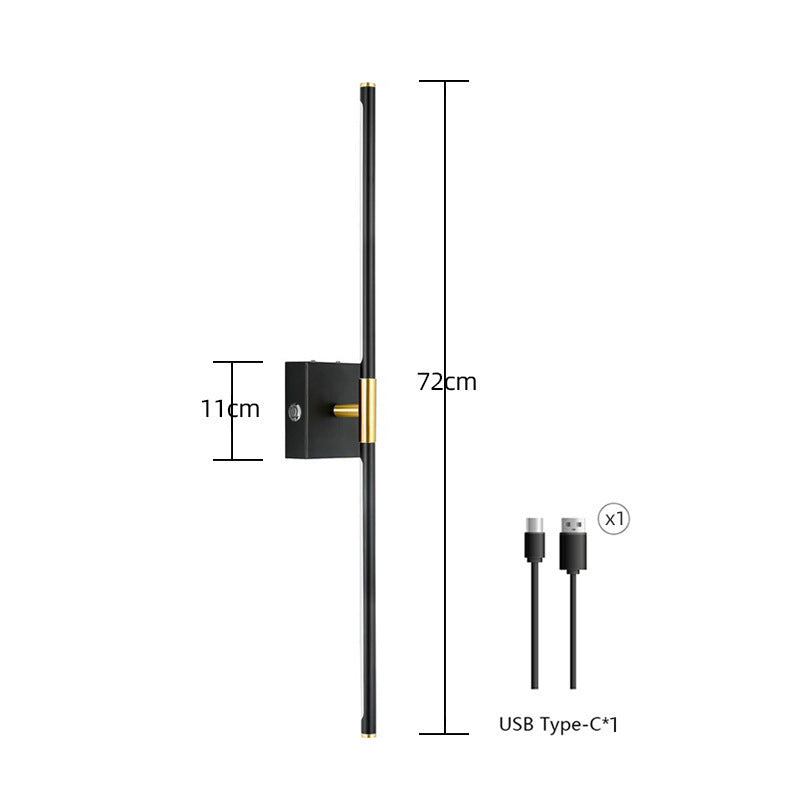 Minimalistische LED-Wandlampe