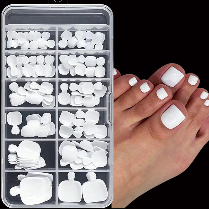 Premium Soft Gel Fußnagelspitzen Set Karnz