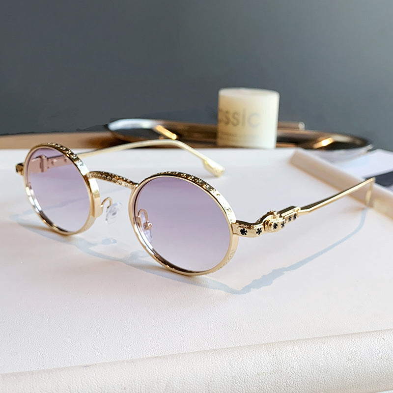Damen Elegante Sonnenbrille mit filigranen Details Karnz