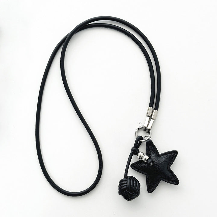 Sternförmige Leder-Handy-Lanyard Karnz