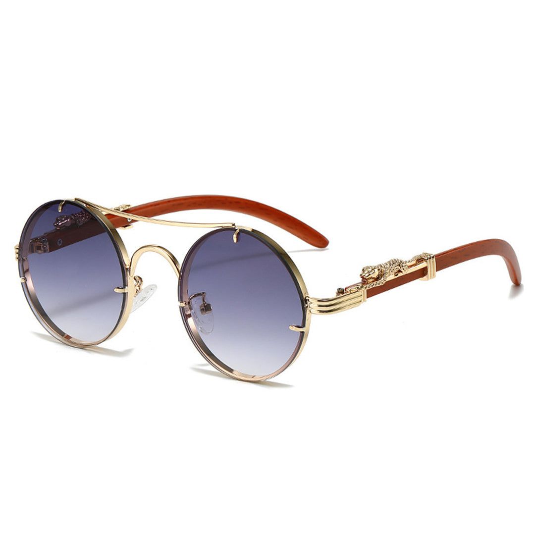 Damen elegante runde Brille Karnz