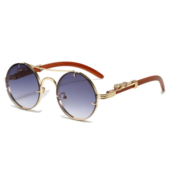 Damen elegante runde Brille Karnz