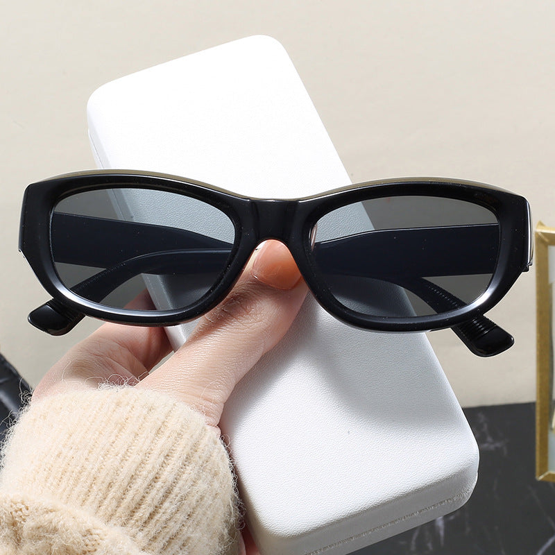 Damen modische Cat-Eye Sonnenbrille mit flexiblem Rahmen und UV-Schutz Karnz