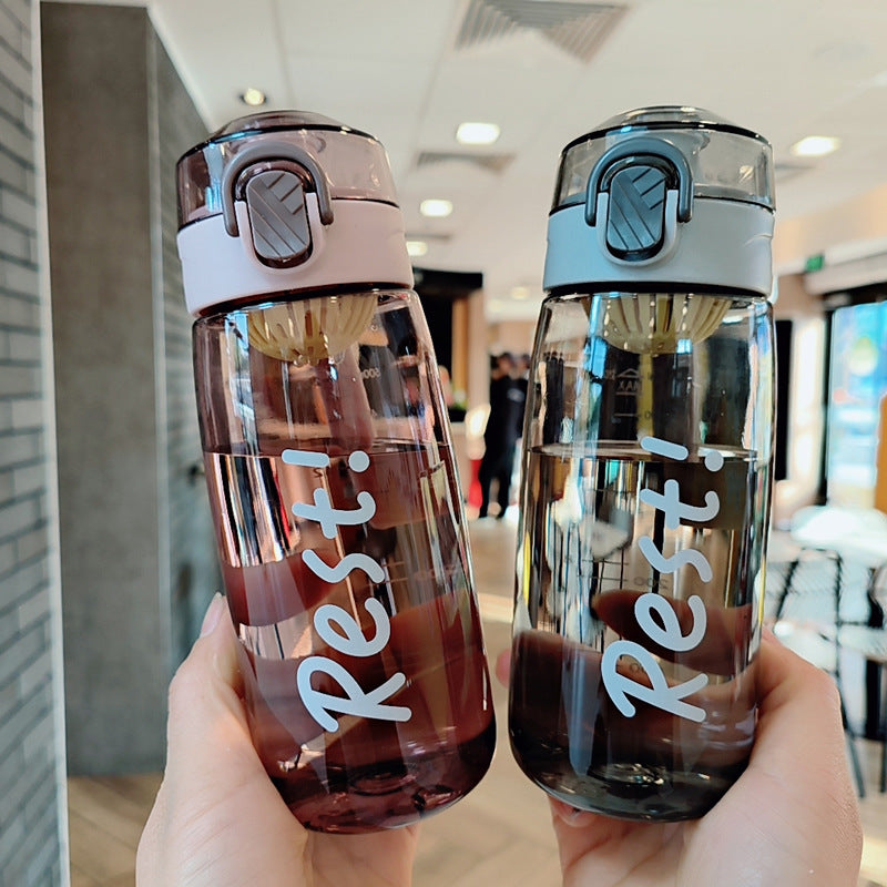 Damen Ergonomische Wasserflasche für Fitness Karnz