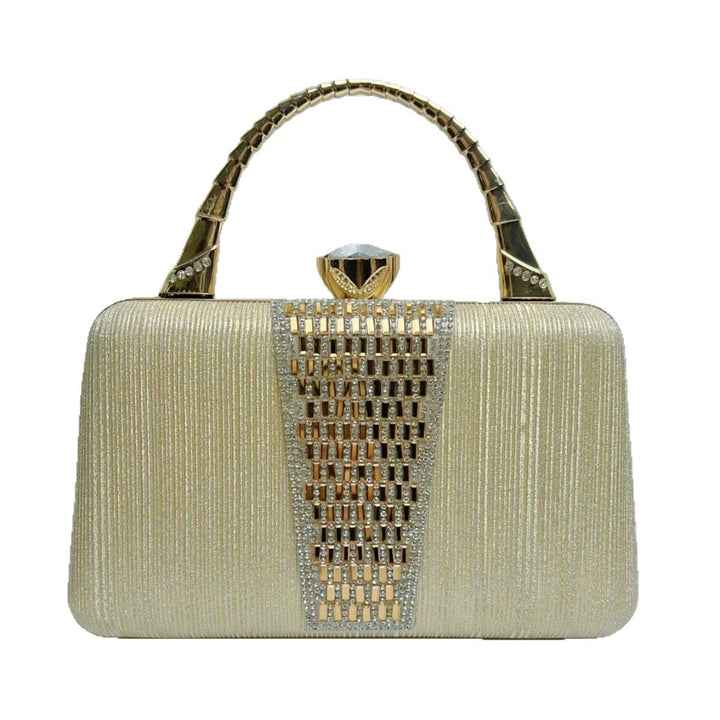 Abendhandtasche mit Kristallverzierungen