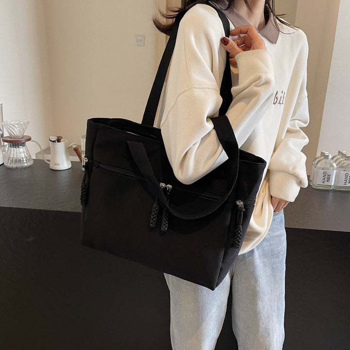 Vielseitige Reißverschluss-Canvas-Tasche Karnz