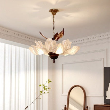 Elegante Blumen Pendelleuchte