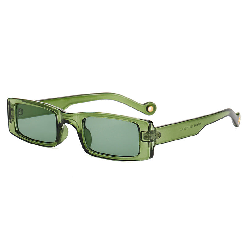 Damen Rechteckige Modetrend Sonnenbrille Karnz