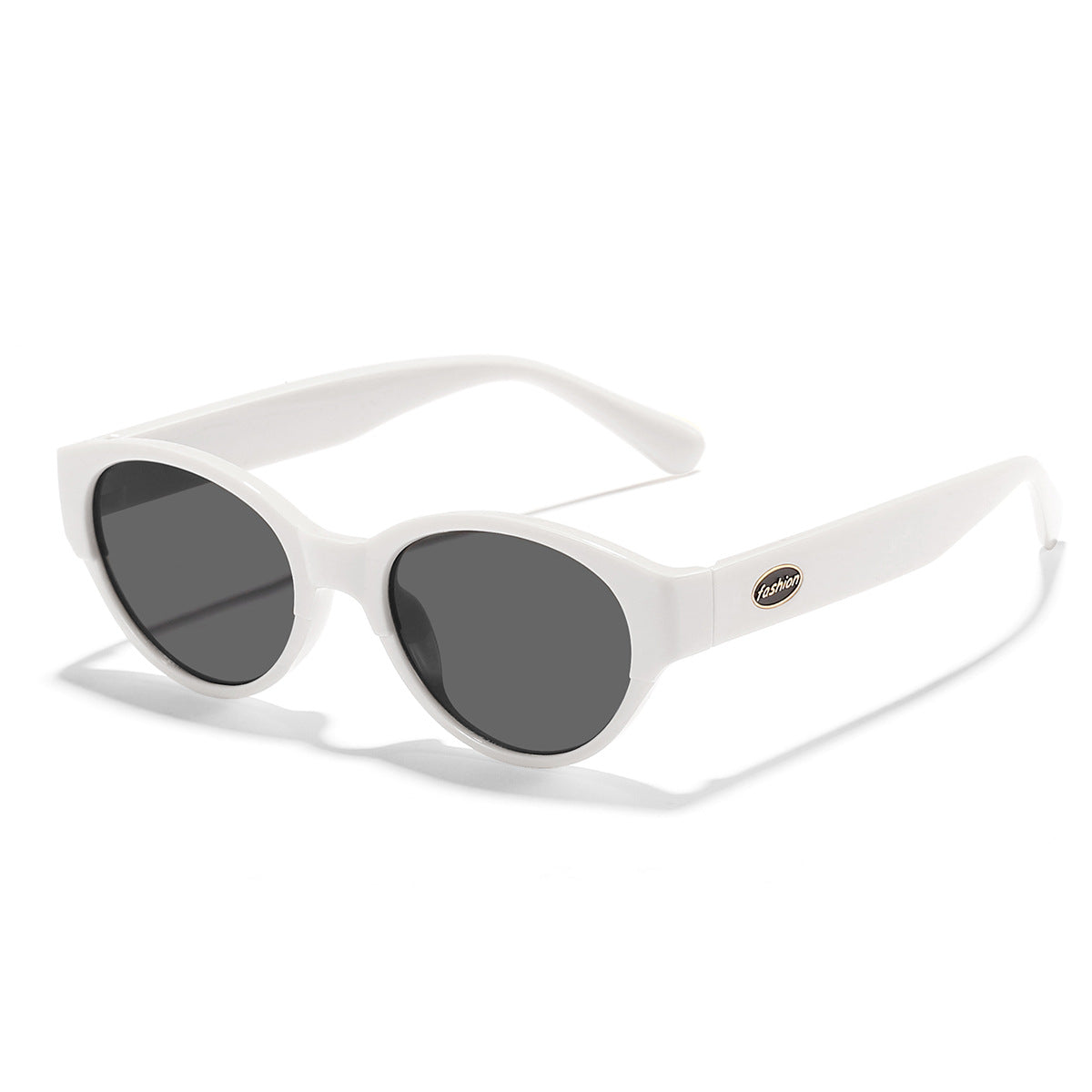 Damen modische Sonnenbrille mit transparentem Rahmen und ergonomischem Design Karnz