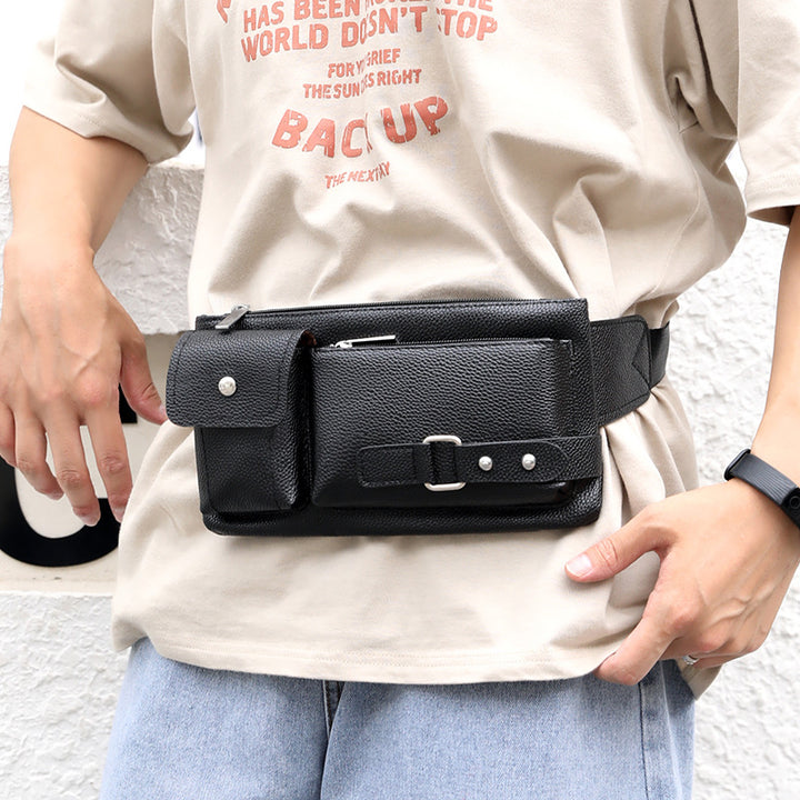 Modische Leder Messenger Gürteltasche