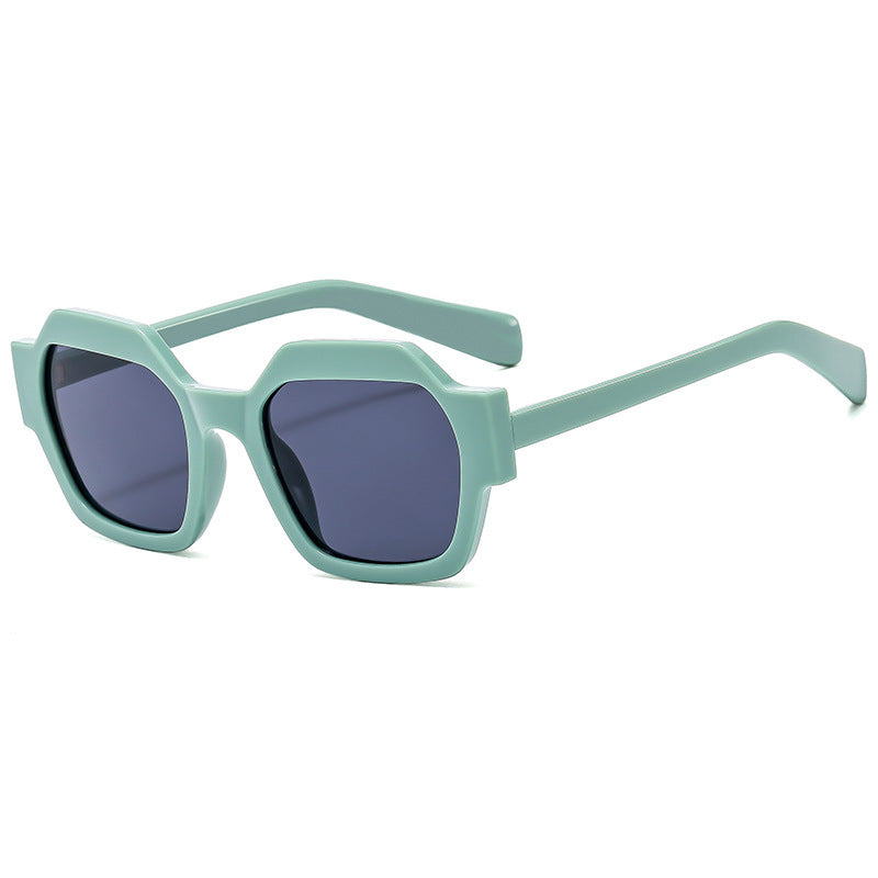 Damen Geometrische Sonnenbrille mit modernem Rahmen und UV-Schutz Karnz