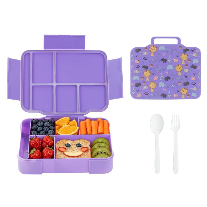 Mehrere Fächer Lunchbox mit lustigem Design