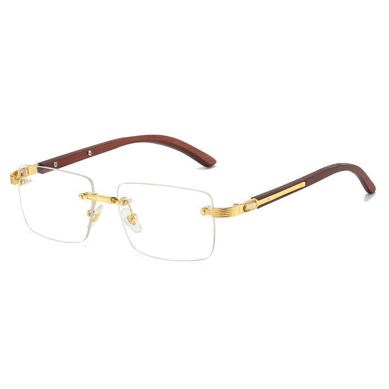 Damen Quadratische Sonnenbrille mit eleganten Metallakzenten Karnz