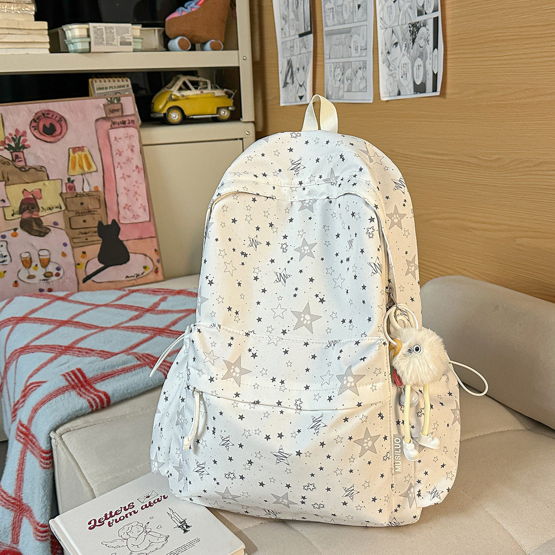 Trendiger Sternmuster-Rucksack Karnz