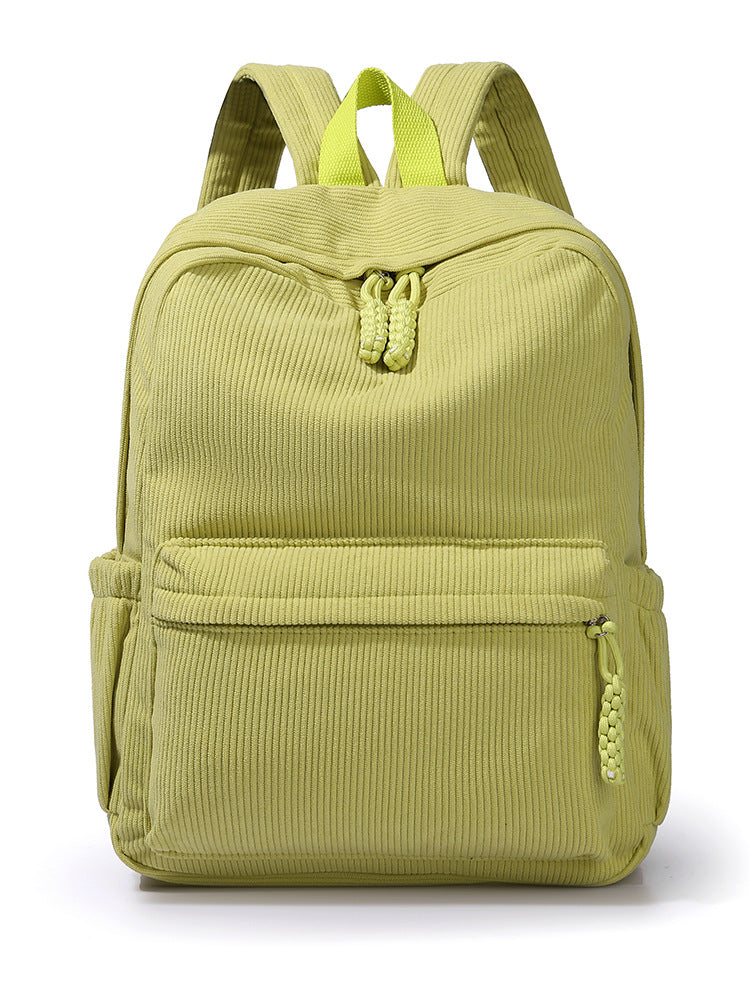 Lässiger Corduroy Rucksack Karnz
