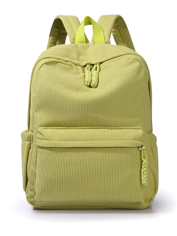 Lässiger Corduroy Rucksack Karnz