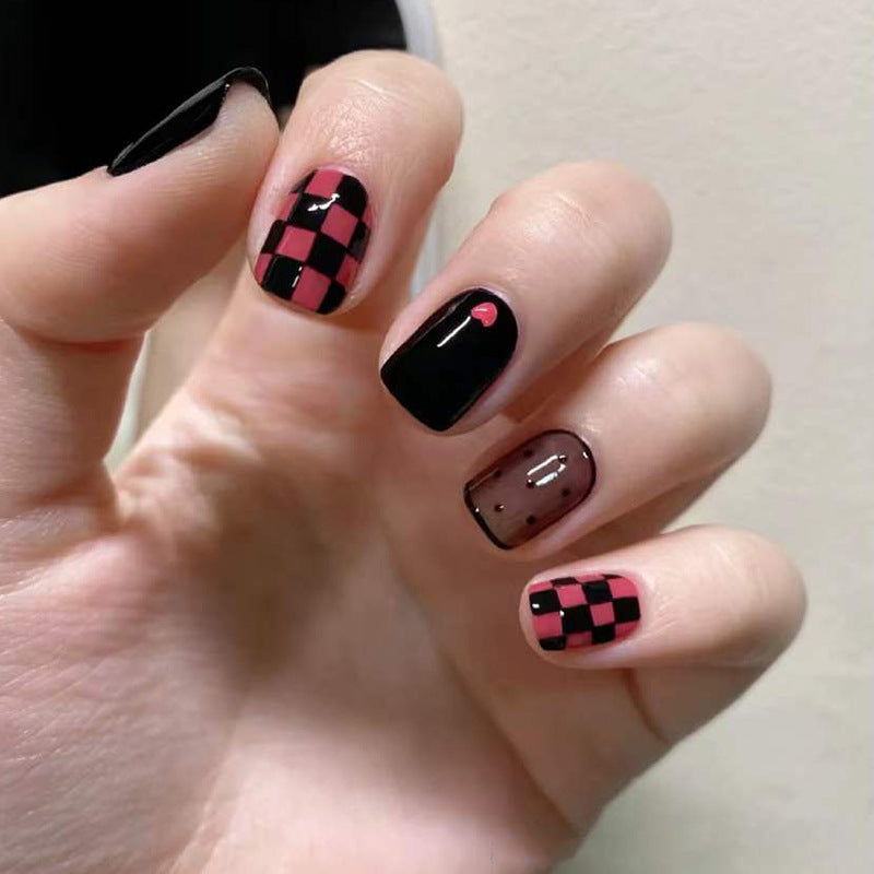 Festliche Nagelkunst Press-Ons Karnz