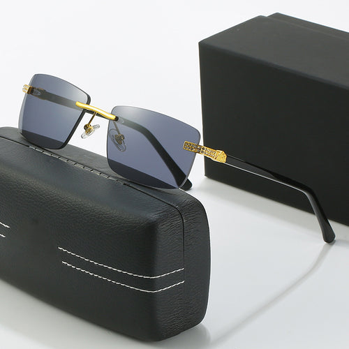 Damen elegante Sonnenbrille mit stilvollem Metallrahmen Karnz