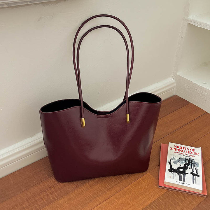 WoElegant Faux Leather Tote Bag Karnz