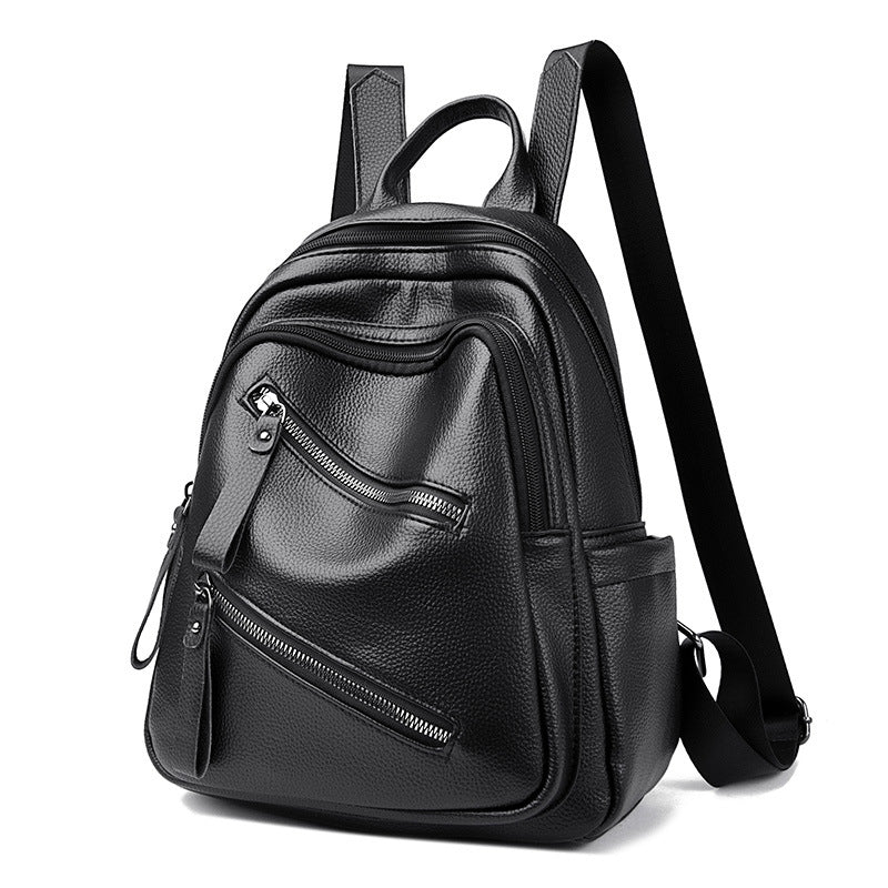 Modischer Leder Rucksack Karnz