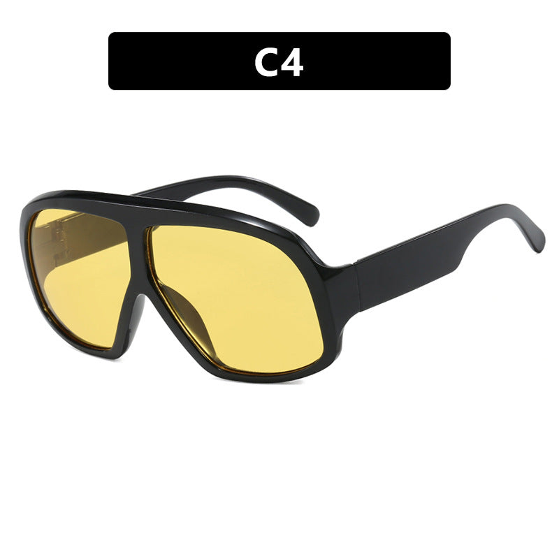 Damen oversized Sonnenbrille im modischen Schildkrötenmuster Karnz